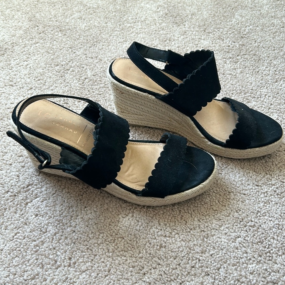 LC Lauren Conrad Wedge Sandals, 8.5